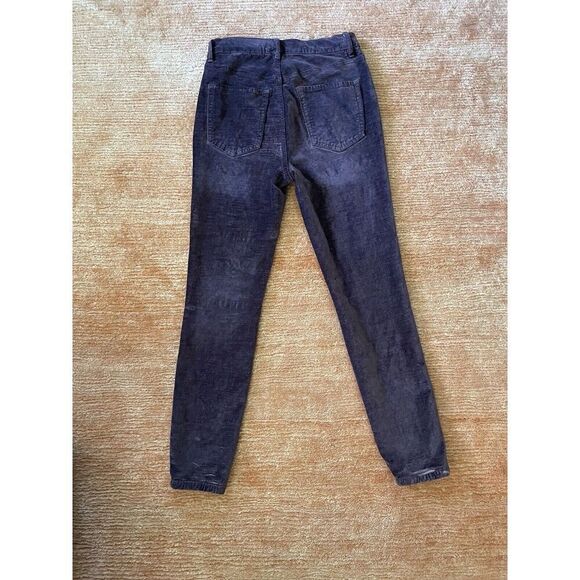 Free People Women’s Mulberry Cyndi High Rise Stretch Velvet Pants W28 - Picture 1 of 7